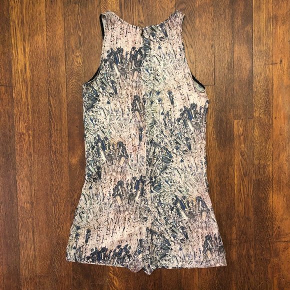 ZARA Gem Print Sleeveless Romper Playsuit XS - Picture 3 of 9